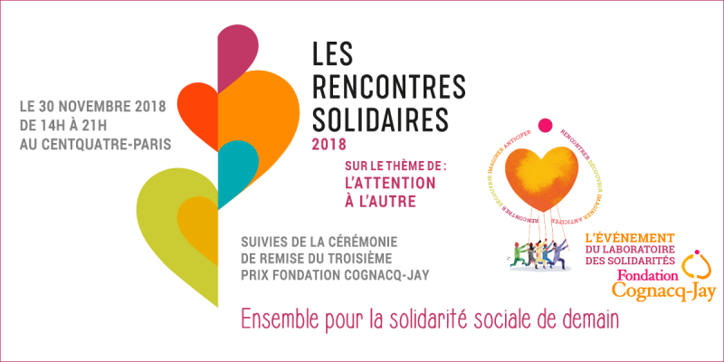 Participez aux Rencontres Solidaires 2018 le 30 novembre au CENTQUATRE-PARIS