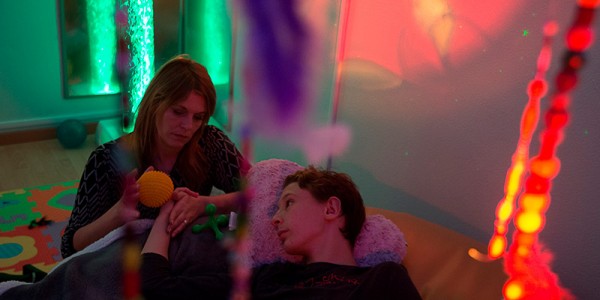 L’espace Snoezelen de la maison d’enfants de Samoreau.